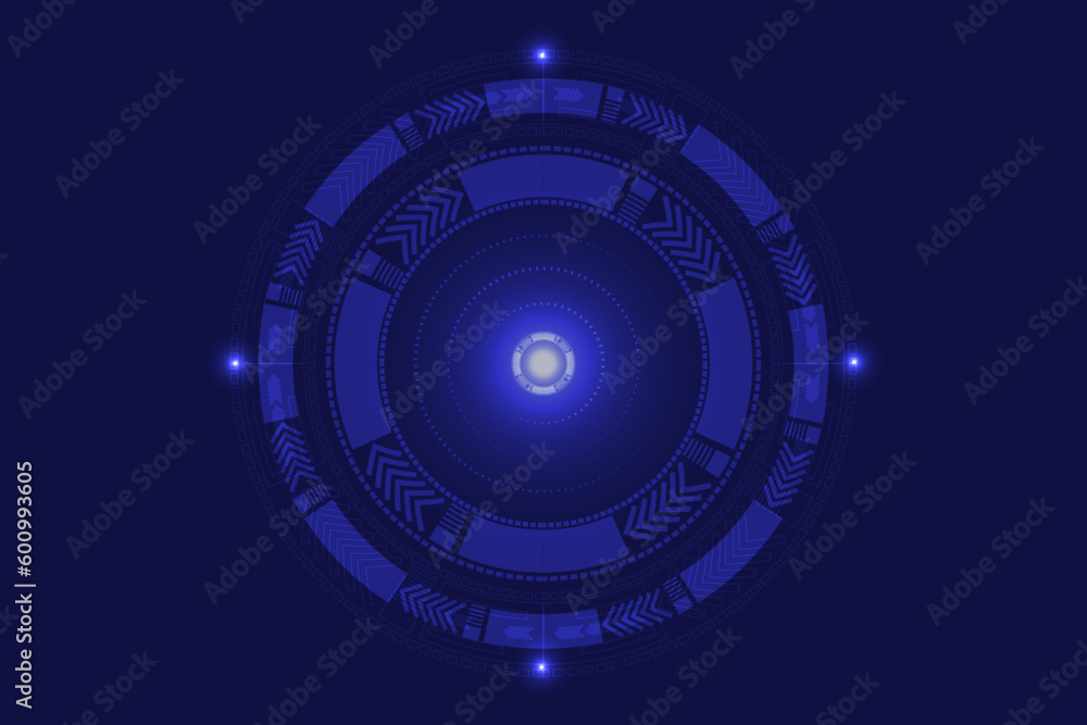 technology modern future background illustration Dark blue background with white dotted lines and lines. number circle and point glow technology modern future background illustration Dark blue background with white dotted lines and lines. number circle and point glow