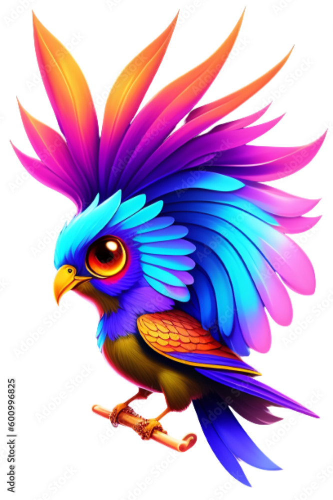 A cerulean phoenix A cerulean phoenix