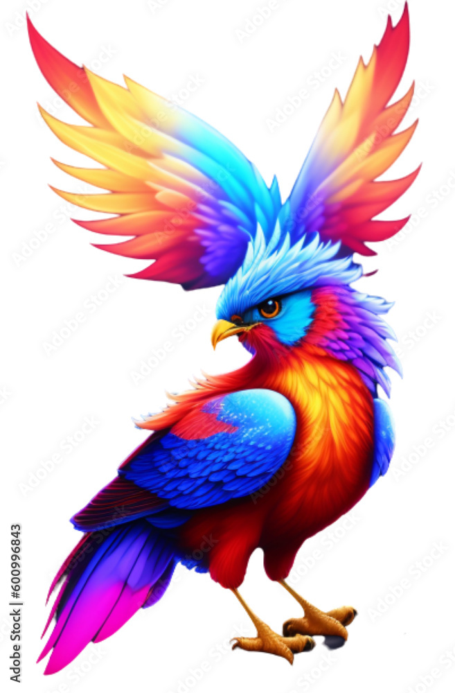 A cerulean phoenix A cerulean phoenix