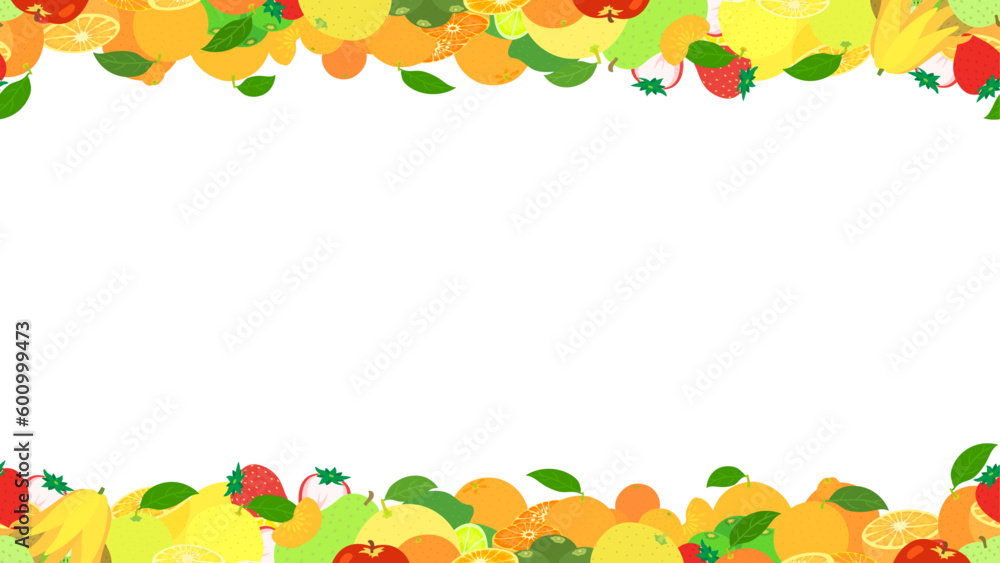 冬の果物の背景フレーム。シームレスなベクターイラスト。 Background frame of winter fruits. Seamless designed vector illustration. 冬の果物の背景フレーム。シームレスなベクターイラスト。 Background frame of winter fruits. Seamless designed vector illustration.