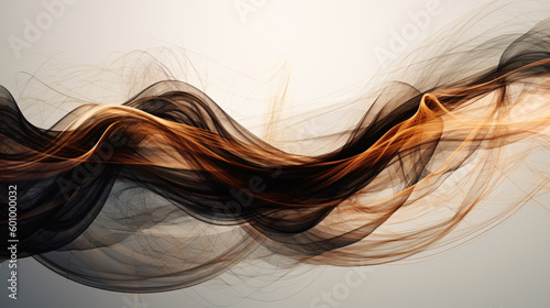 Flowing Abstractions: A Series of Abstract Lines and Shapes with a Sense of Movement and Fluidity, Enhanced by Generative AI