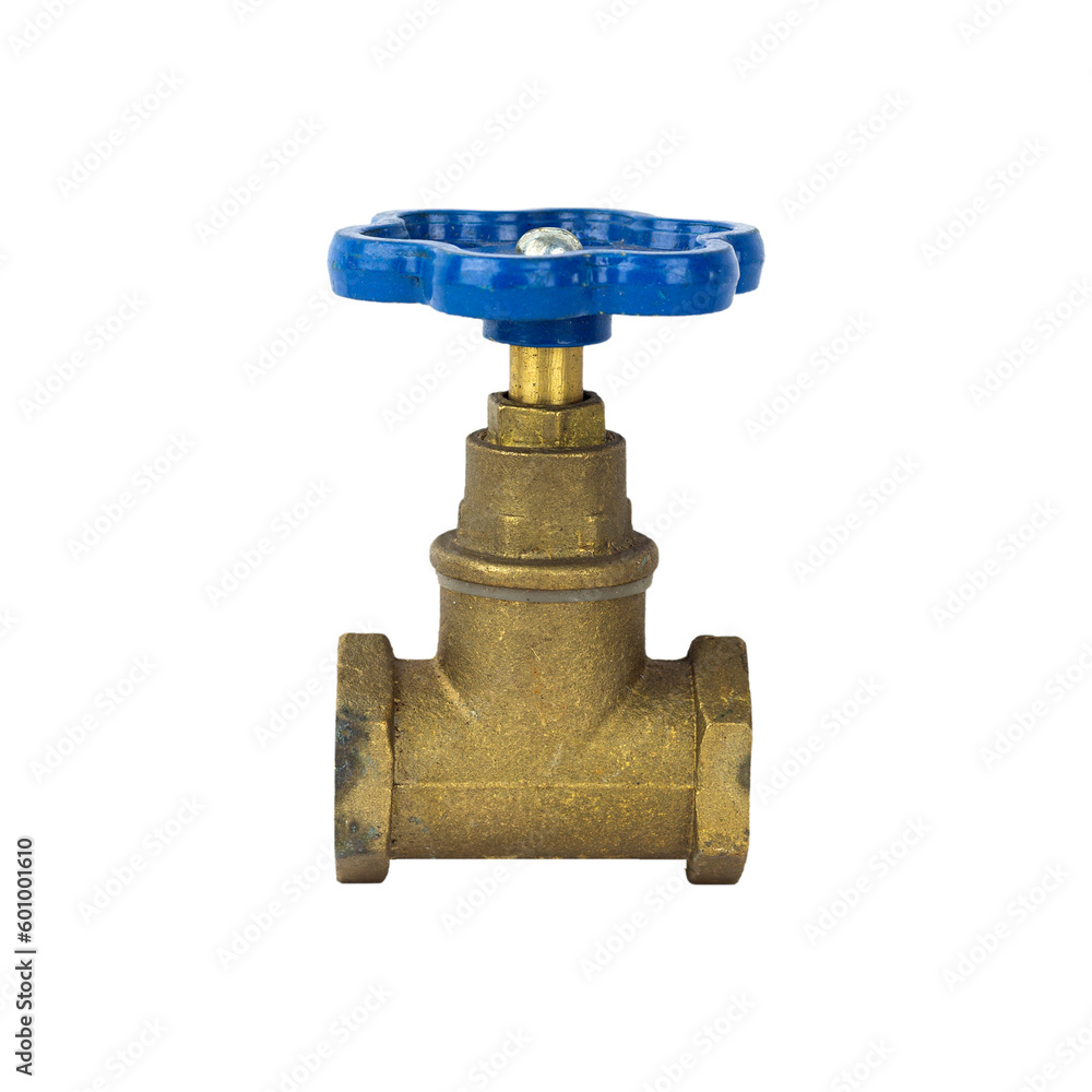 faucet, pipe connection valve, brass pipe gate valve isolated from background faucet, pipe connection valve, brass pipe gate valve isolated from background