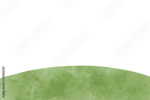 green land lawn background greensward watercolor clipart