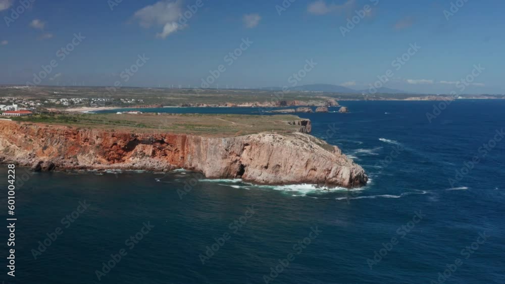 Ponta da Atalaia drone shot Algarve coast Ponta da Atalaia drone shot Algarve coast