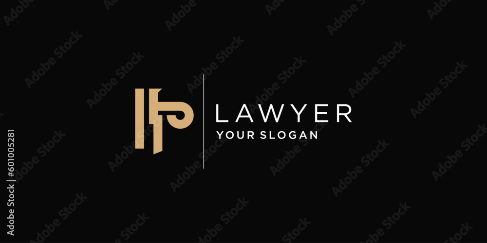 Lawyer logo vector design with modern creative style Lawyer logo vector design with modern creative style