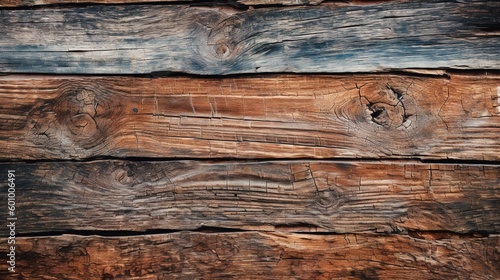 Old wooden planks surface texture. Generative AI. 