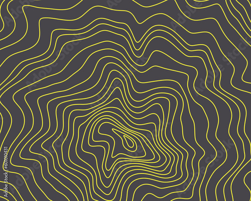 Abstract topographic contours map background. circular topography. Abstract vector illustration.
