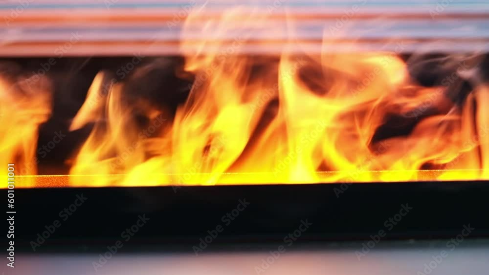 Imitation of a fire flame in an electric fireplace Imitation of a fire flame in an electric fireplace