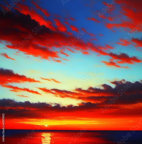 Sunset over the sea © Dani