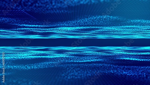 Beautiful Abstract Blue Background Animation