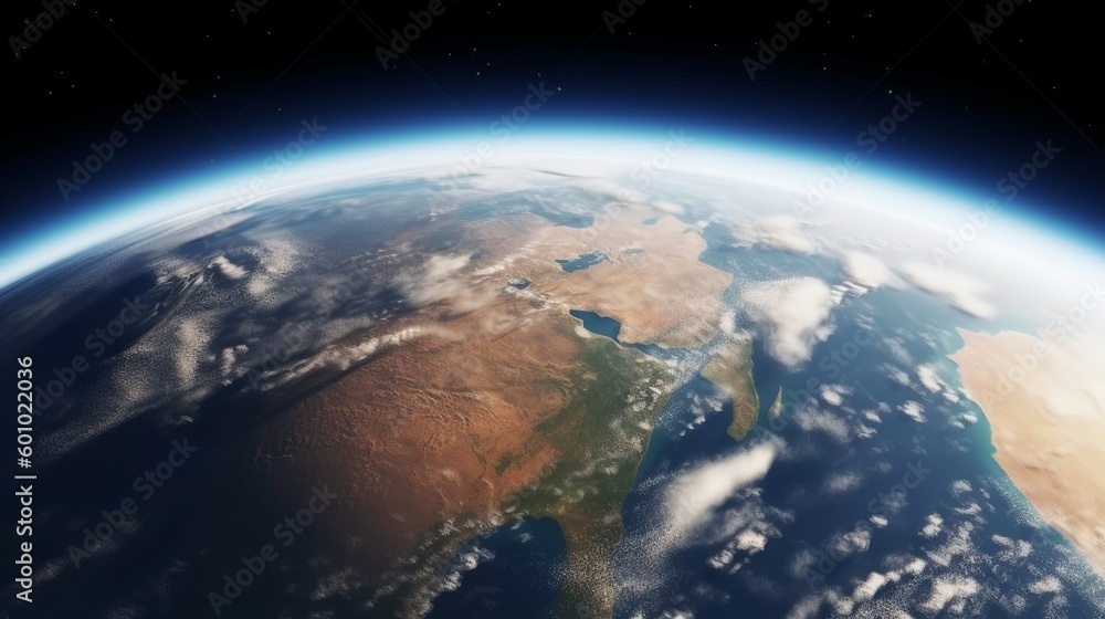 3D Rendering of Flying over the Earth's Surface 3D Rendering of Flying over the Earth's Surface