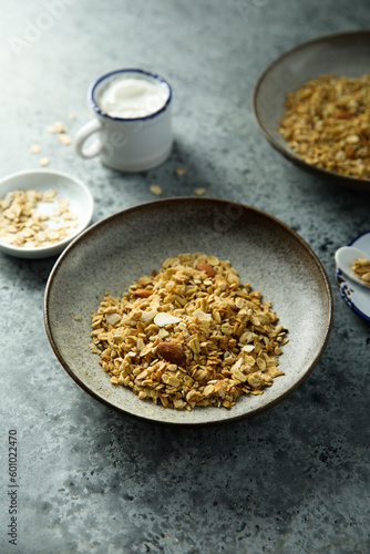 Traditional homemade granola © marysckin