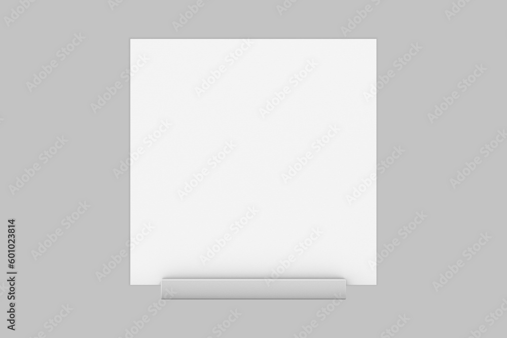 Table top banner, menu, promotion, discount, QR code.Table tent on a grey background. 3D Promotional Table Tent Mockup Template. Cards to advertise your business or promote special sales. 3d rendering Table top banner, menu, promotion, discount, QR code.Table tent on a grey background. 3D Promotional Table Tent Mockup Template. Cards to advertise your business or promote special sales. 3d rendering