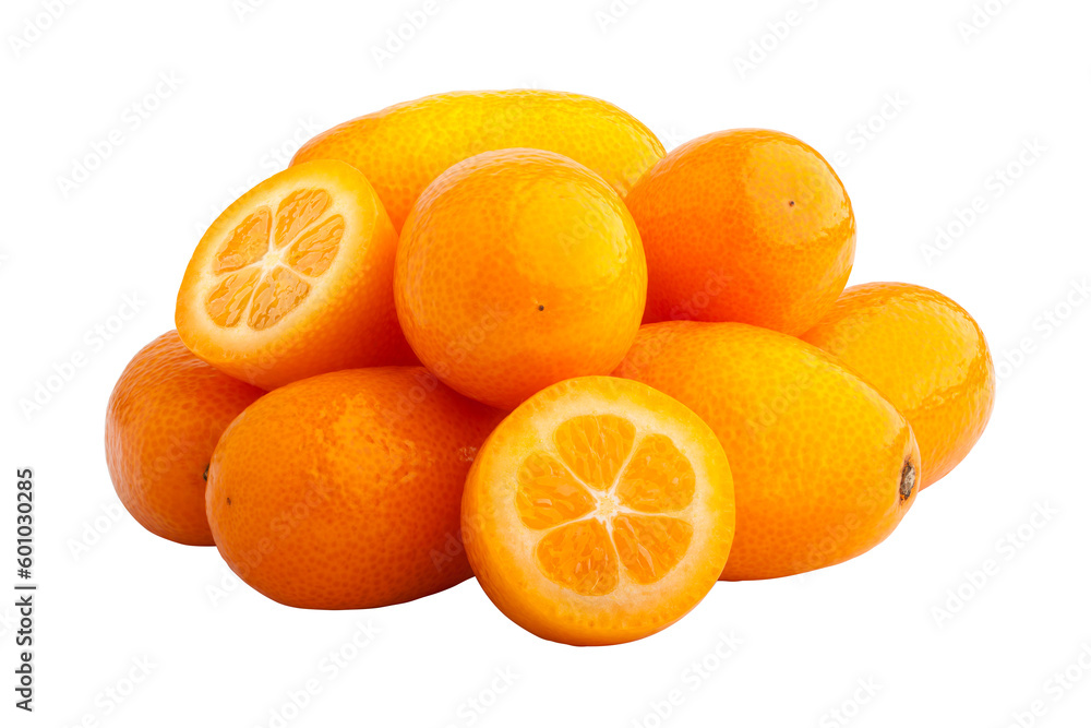 kumquat isolated on white background, full depth of field kumquat isolated on white background, full depth of field