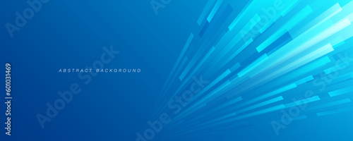 Abstract rectangles motion on blue background. Modern geometric diagonal lines graphic design. Technology futuristic concept. Suit for cover, poster, banner, brochure, presentation, website, flyer