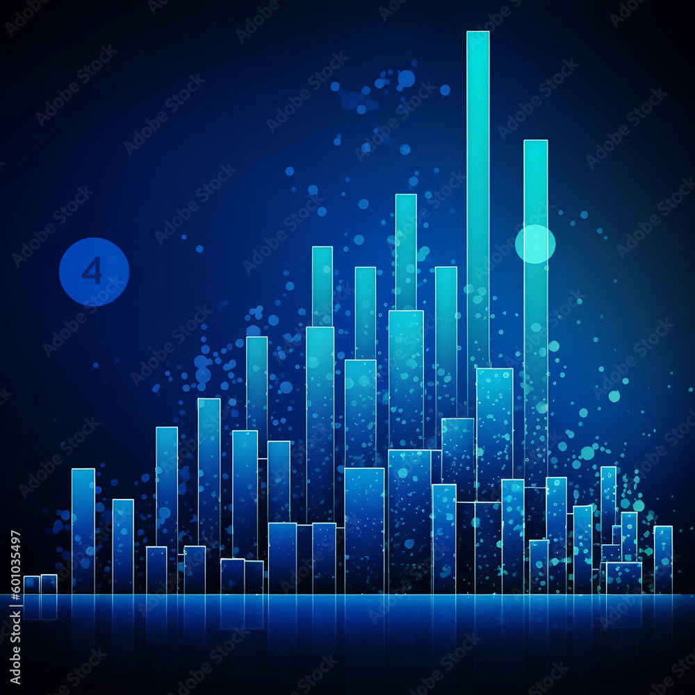 Obraz premium abstract city skyline