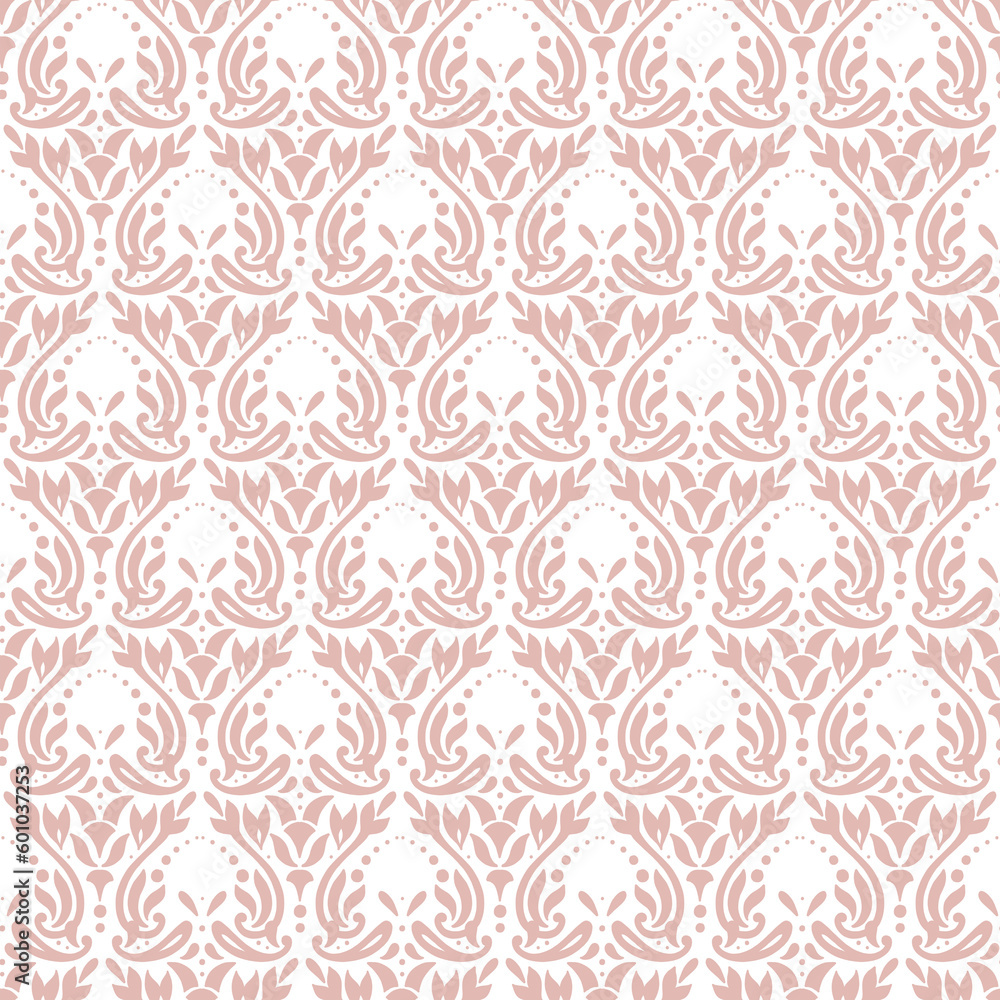 seamless pattern frame wreath circle  vector print clipart invitation element wedding crane stork flamingo duck