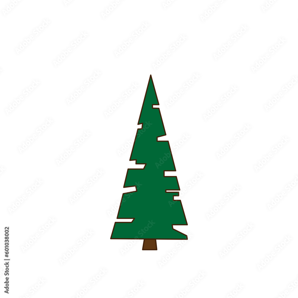 Fototapeta premium christmas tree color