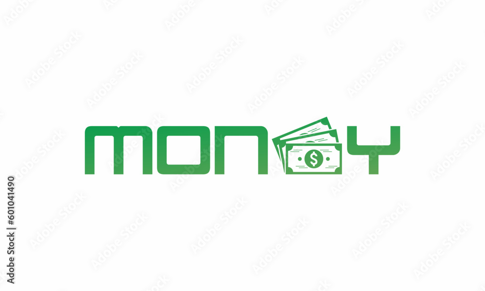 Money Typography Text Logo Design. Money Typographic Word Logo Vector Design For Business Company. Money Typography Text Logo Design. Money Typographic Word Logo Vector Design For Business Company.