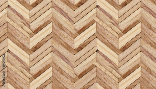 Luxury Hardwood Bamboo Zigzag Herringbone Pattern and 3D Rendered Wooden Fence Planks  Flooring  Interior Design  Home Improvement Projects  decor  tileable  repeat  wooden fence Generative AI