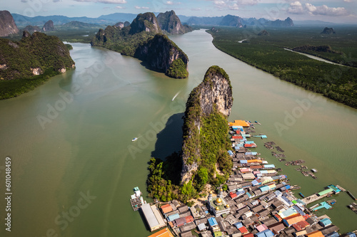 Aerial view of the Thailand landmarks photo