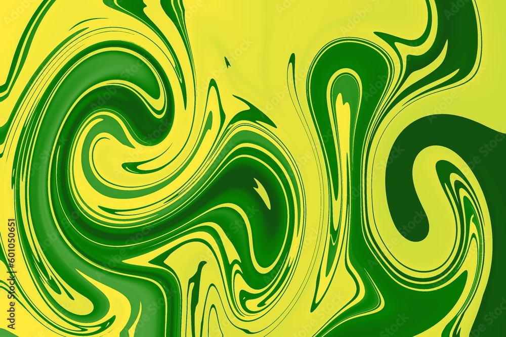 Fototapeta premium Modern colorful flow poster design liquid shape color paint colorful moving simple blob
