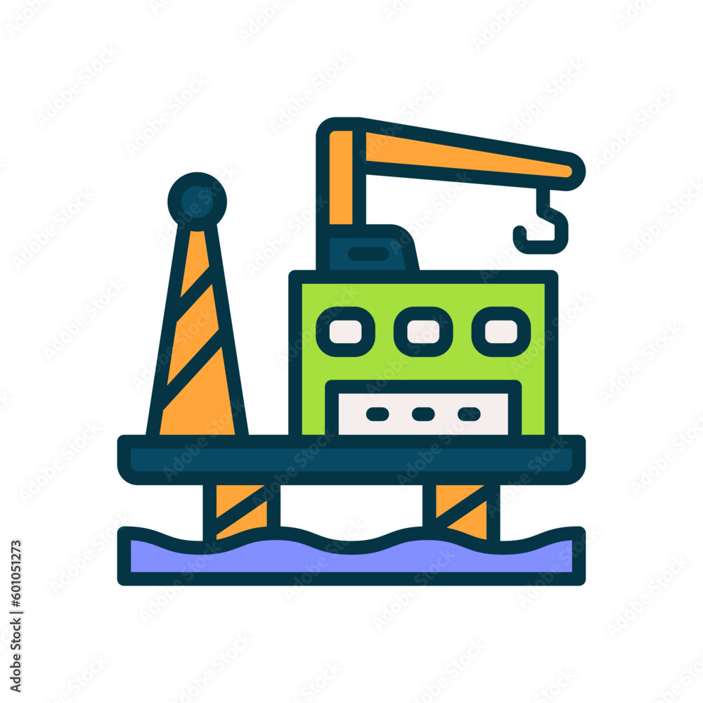 oil rig icon for your website, mobile, presentation, and logo design. oil rig icon for your website, mobile, presentation, and logo design.