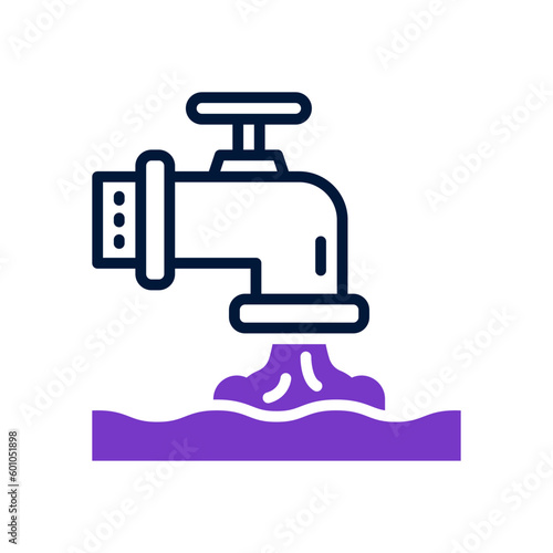 sewage icon for your website, mobile, presentation, and logo design.