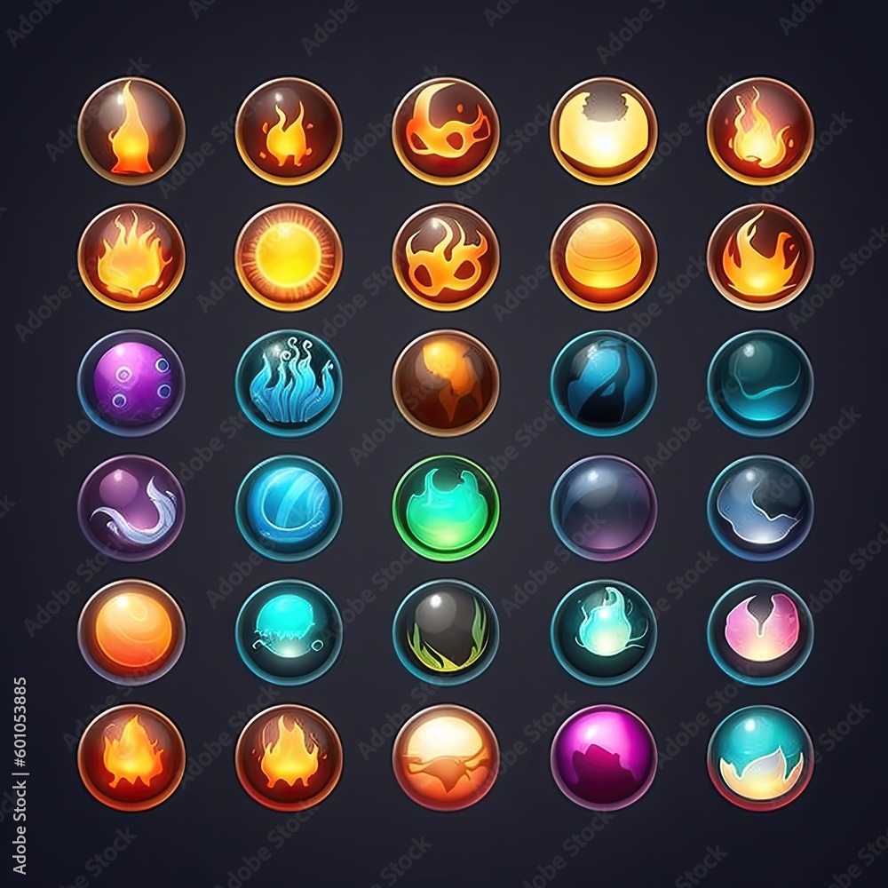effect magic sphere game ai generated effect magic sphere game ai generated