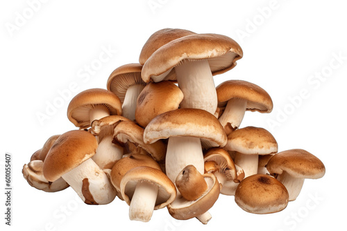 mushrooms isolated on white background PNG