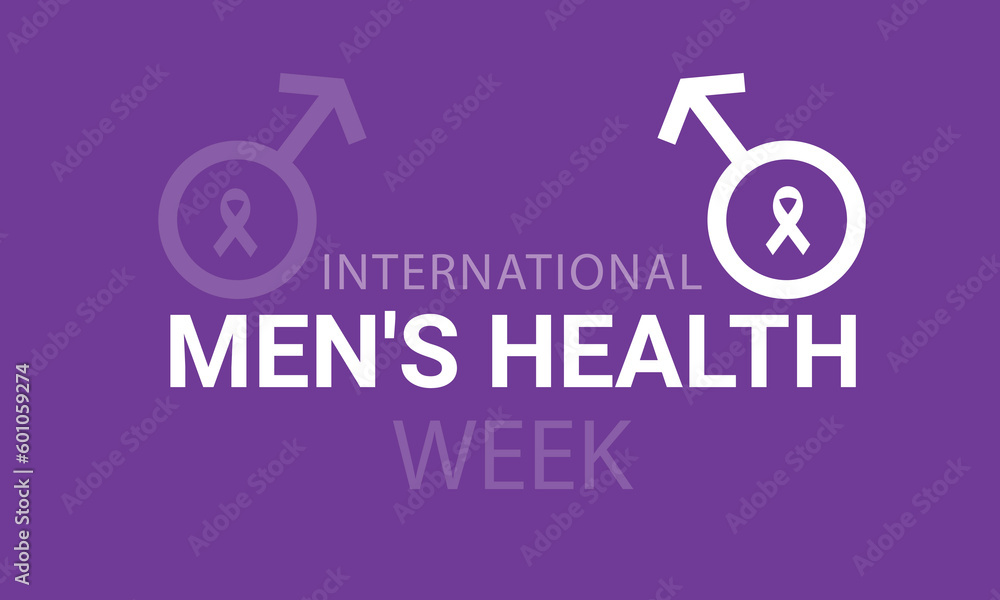 National Men's Health awareness week . background, banner, card, poster, template. Vector illustration.