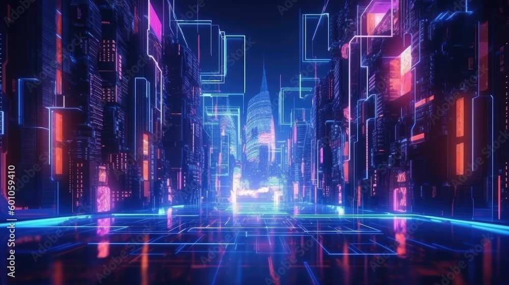 custom made wallpaper toronto digital3D rendering illustration of gaming background