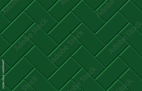 Foto Green tiles seamless horizontal pattern