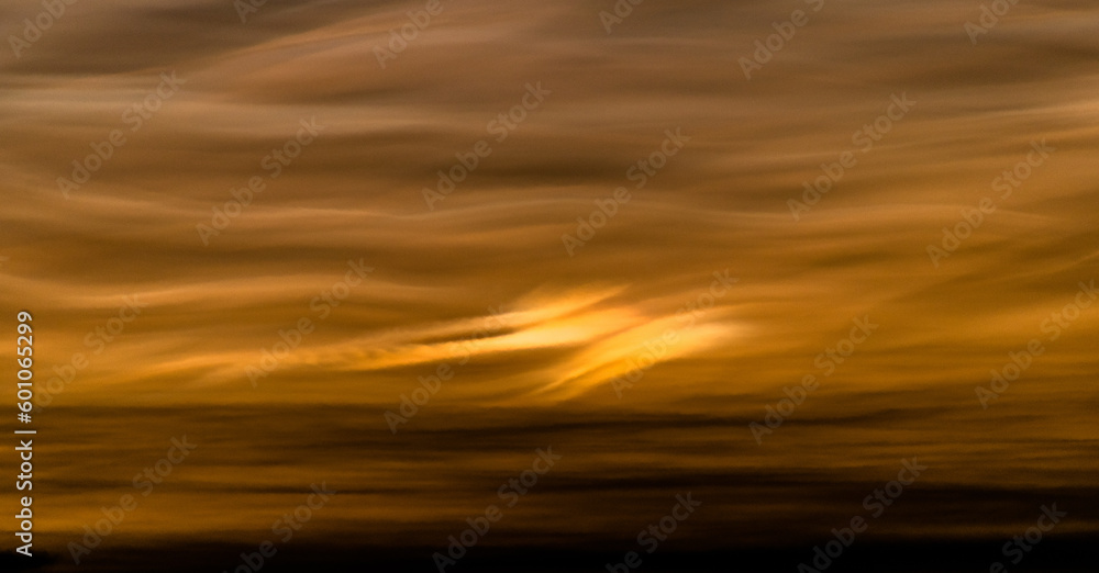 Obraz premium Golden clouds