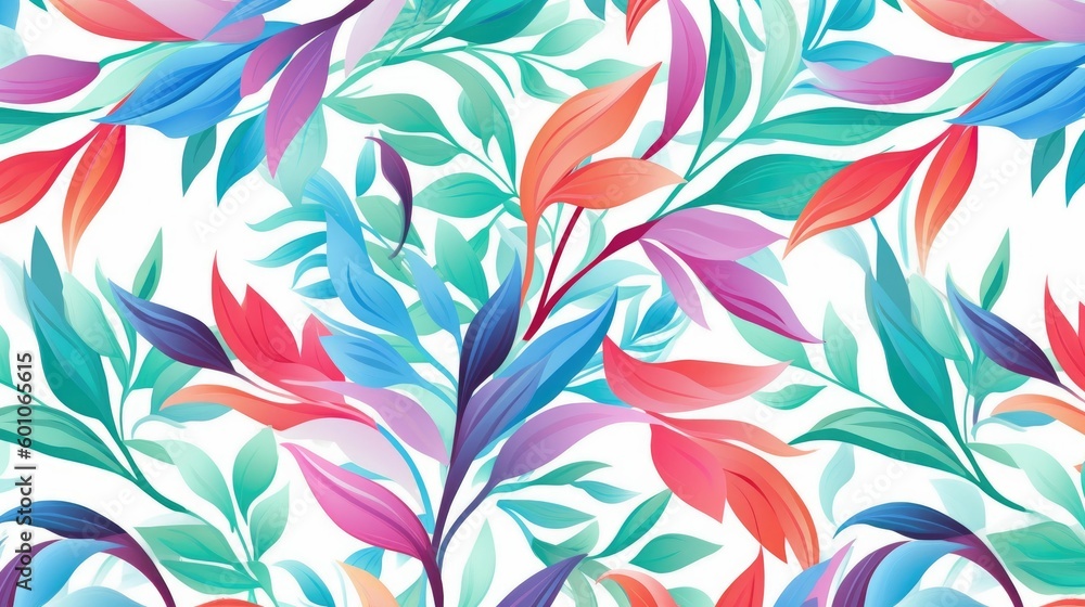 Vector seamless abstract floral pattern Vector seamless abstract floral pattern