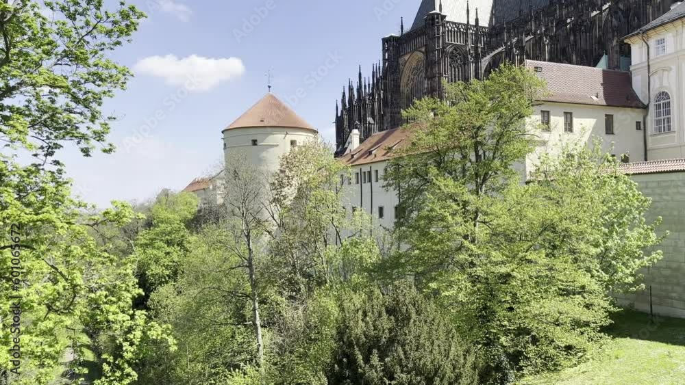 Prague castle in spring