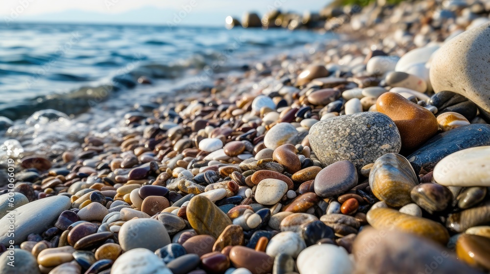 Pebbles on the seashore Pebbles on the seashore