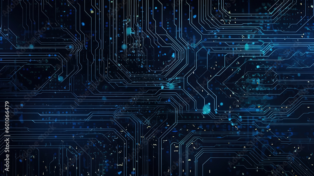 Abstract technology circuit board illustration. Generative AI. Abstract technology circuit board illustration. Generative AI.