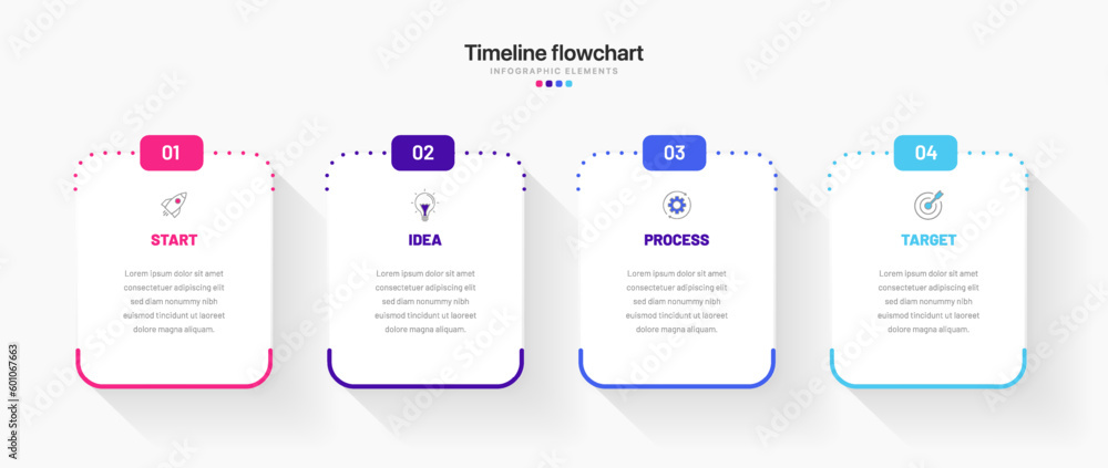 Timeline infographic design with options or steps. Infographics for business concept. Can be used for presentations workflow layout, banner, process, diagram, flow chart, info graph, annual report. Timeline infographic design with options or steps. Infographics for business concept. Can be used for presentations workflow layout, banner, process, diagram, flow chart, info graph, annual report.