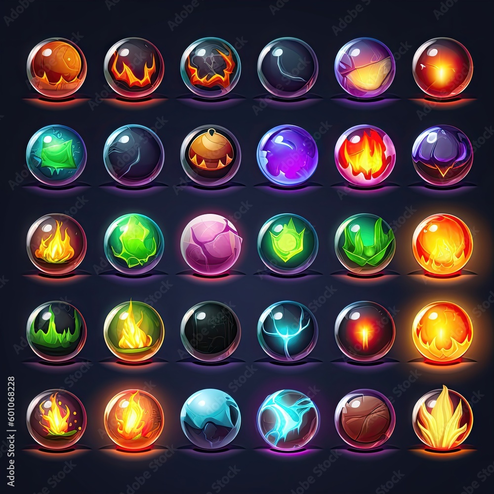design magic sphere game ai generated design magic sphere game ai generated