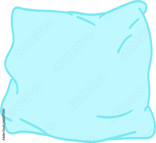 Blue pillow