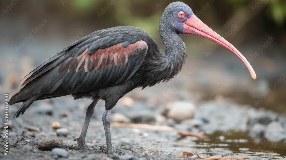 Fototapeta premium Northern Bald Ibis