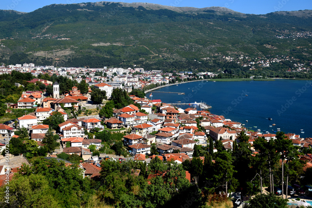 Obraz premium ohrid panorama north macedonia