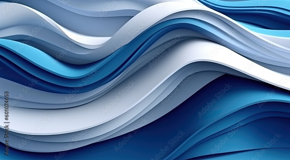 abstract paper cut wavy liquid background layout design. Generative AI abstract paper cut wavy liquid background layout design. Generative AI