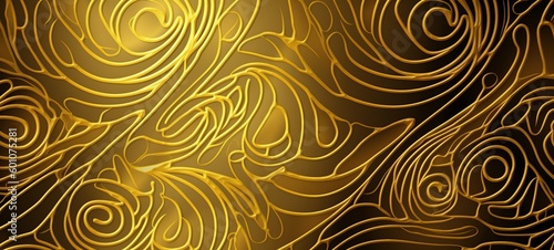 Golden pattern gradient lines design