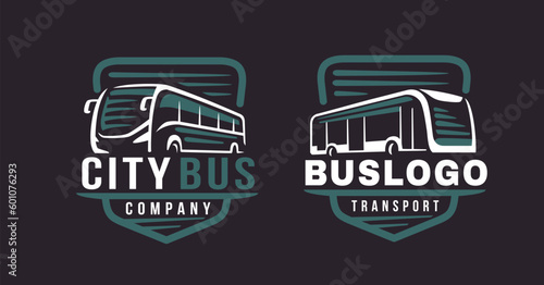 city bus logo on white background