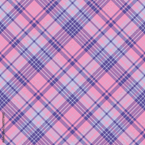 Seamless pattern in exciting violet and pink colors for plaid, fabric, textile, clothes, tablecloth and other things. Vector image. 2