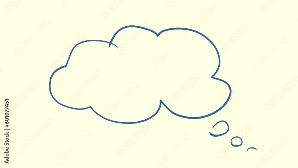Gedankenblase, denken, Wolke, Cloud, Notiz, Handschrift, Skizze, Scribble Gedankenblase, denken, Wolke, Cloud, Notiz, Handschrift, Skizze, Scribble