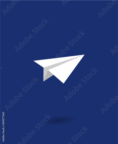 origami paper plane vector free download 2d