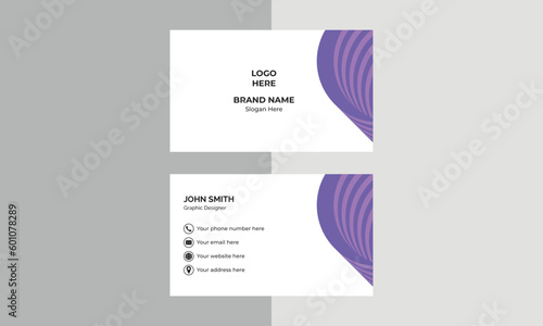 Modern Business Card - Creative and Clean Business Card Template.